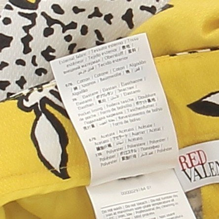 Pantalon jaune imprimé