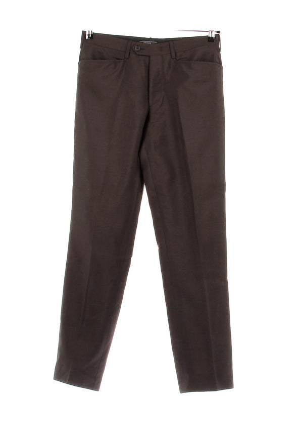 Pantalon marron en mohair