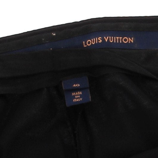 Pantalon noir en laine