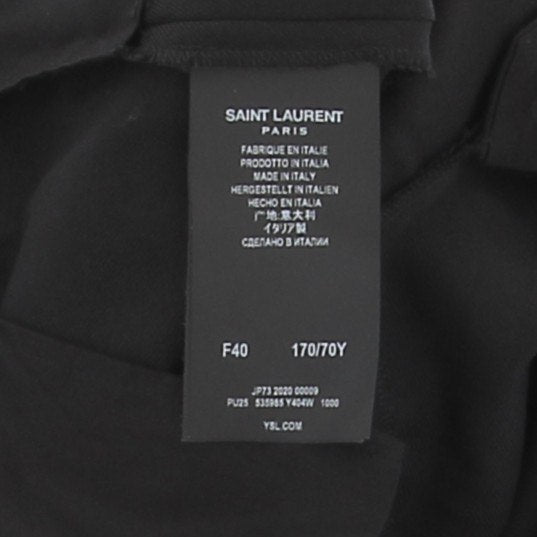 Pantalon en laine noir
