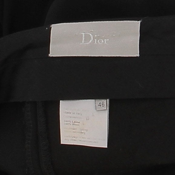 Pantalon en laine noir