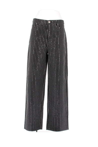 Pantalon noir à sequins