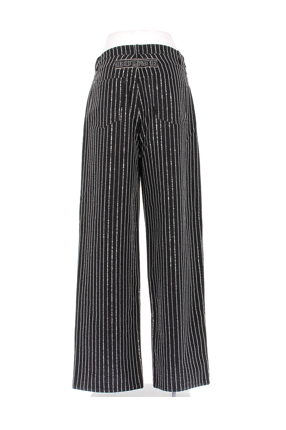 Pantalon noir à sequins
