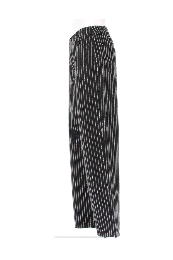 Pantalon noir à sequins