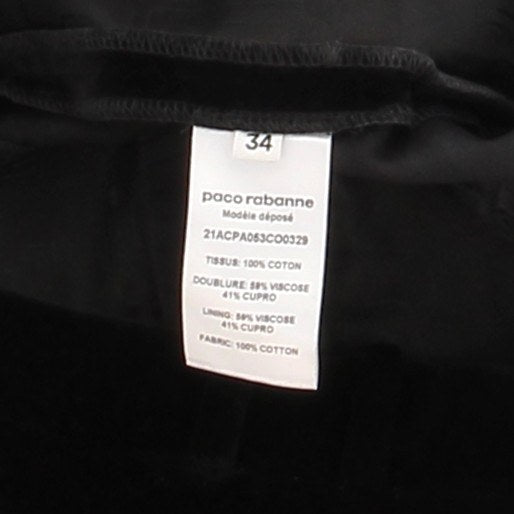 Pantalon noir en velours