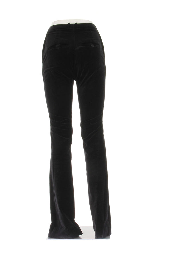 Pantalon noir en velours