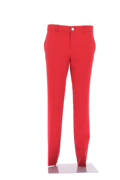 Pantalon en laine rouge