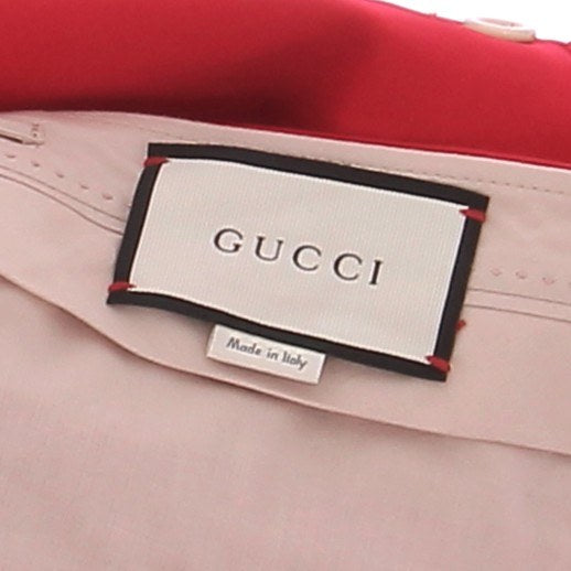 Pantalon en laine rouge