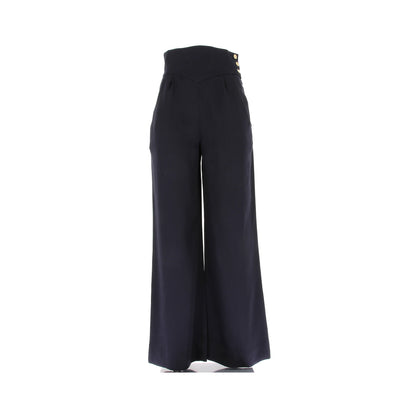 Pantalon en laine marine