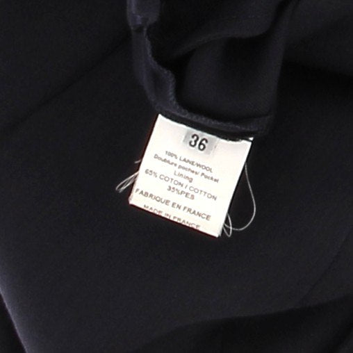 Pantalon en laine marine
