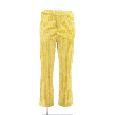 Pantalon en velours jaune