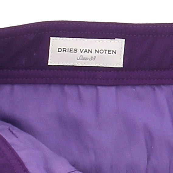 Pantalon en laine violet