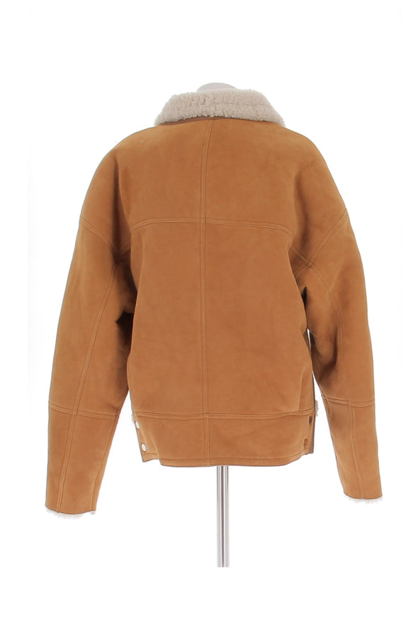 Peau lainée camel