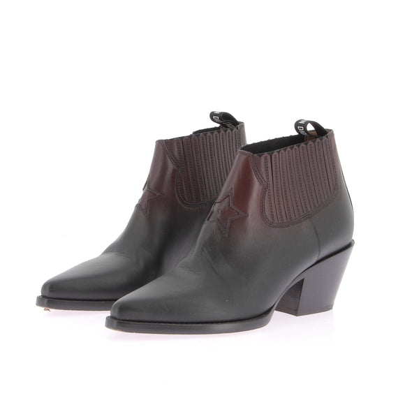 Bottines en cuir