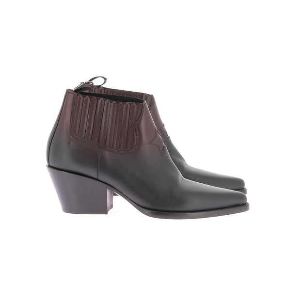 Bottines en cuir