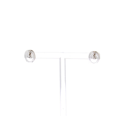 Boucles d'oreilles argentées