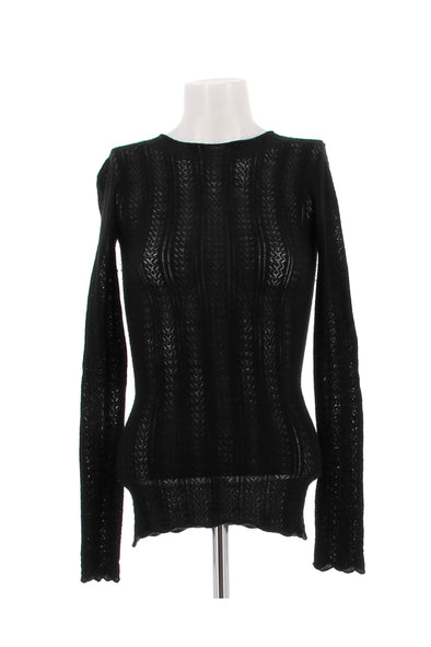 Top en laine noir