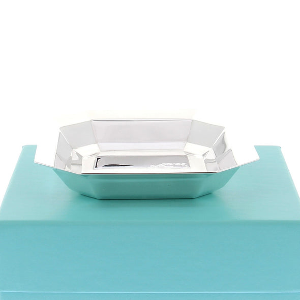 Plateau en laiton plaqué argent