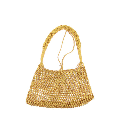 Petit sac à main doré