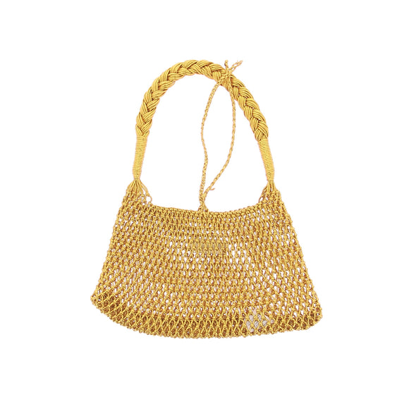 Petit sac à main doré