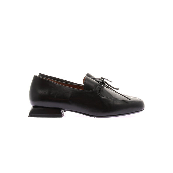 Mocassins noirs en cuir