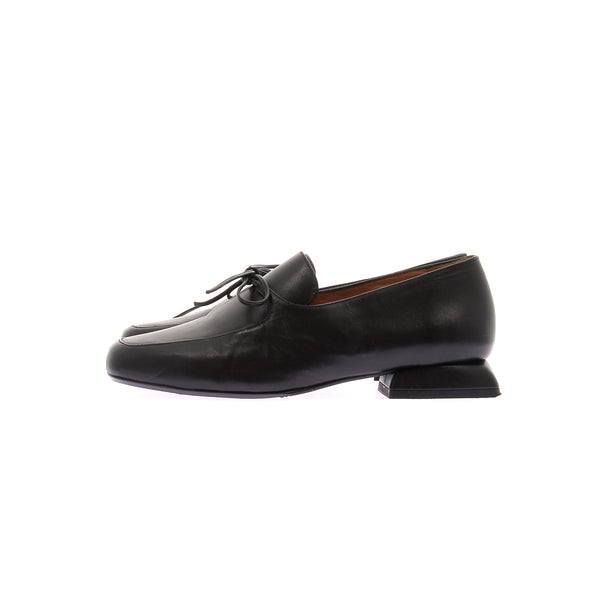 Mocassins noirs en cuir