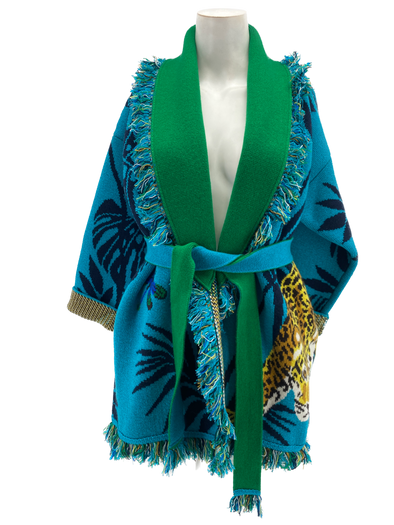 Cardigan turquoise