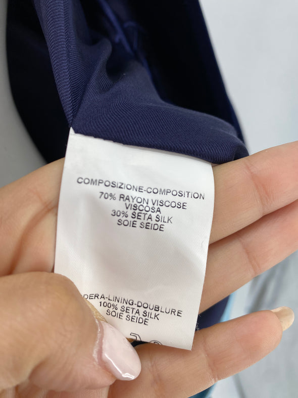 Veste en velours marine