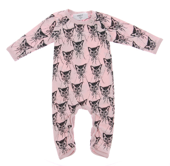 Combinaison pour bébé à imprimé chat