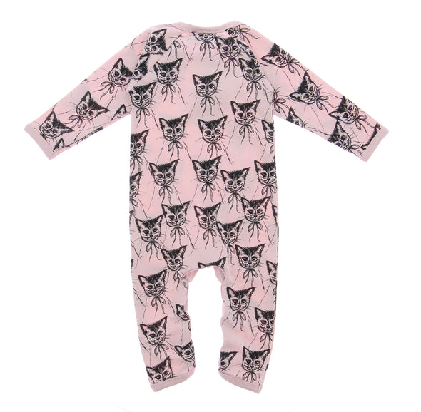 Combinaison pour bébé à imprimé chat