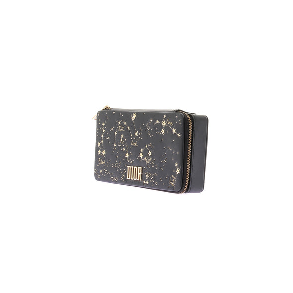 Pochette "Midnight" en cuir