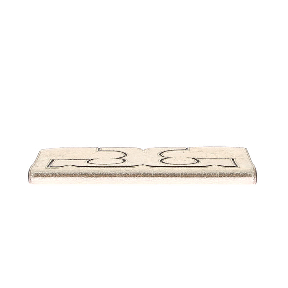 Pochette en cuir doré