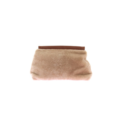 Pochette en shearling