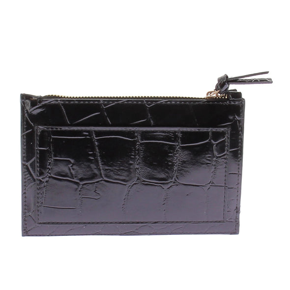 Pochette en cuir verni