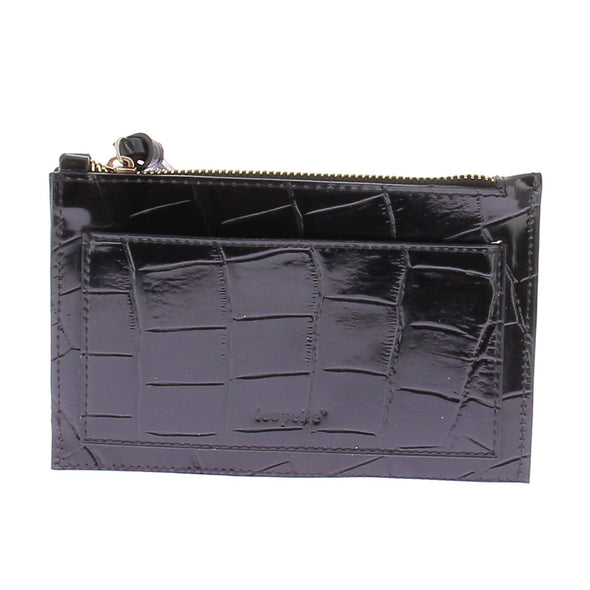 Pochette en cuir verni