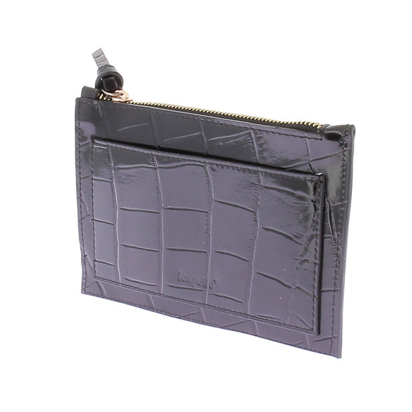 Pochette en cuir verni