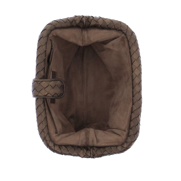 Pochette en cuir tressée "Lauren 1980"