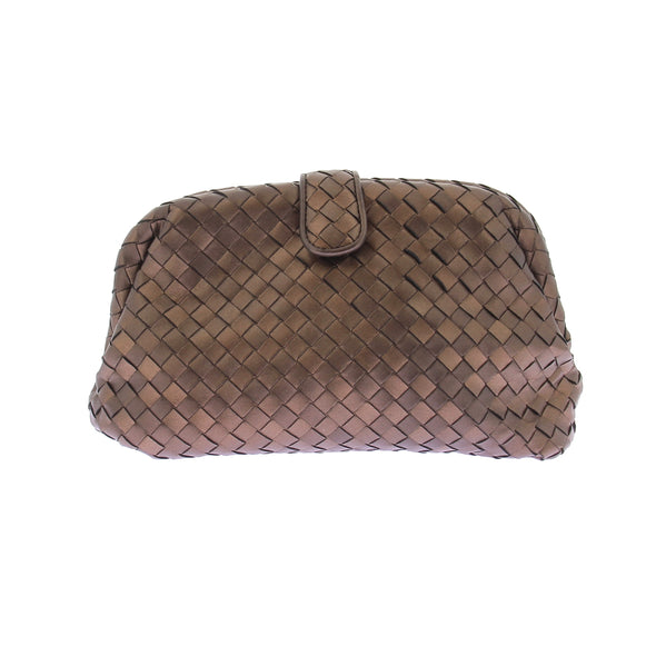 Pochette en cuir tressée "Lauren 1980"