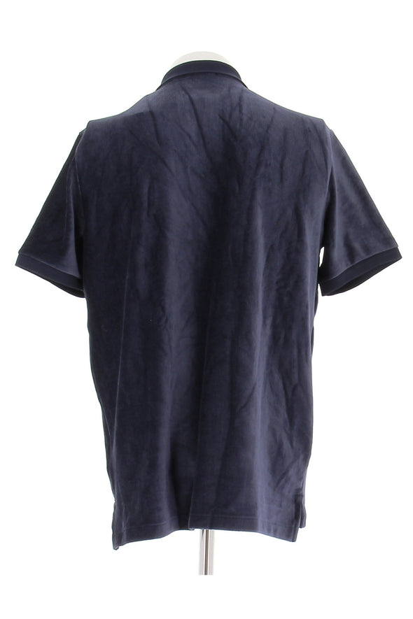 Polo marine en velours