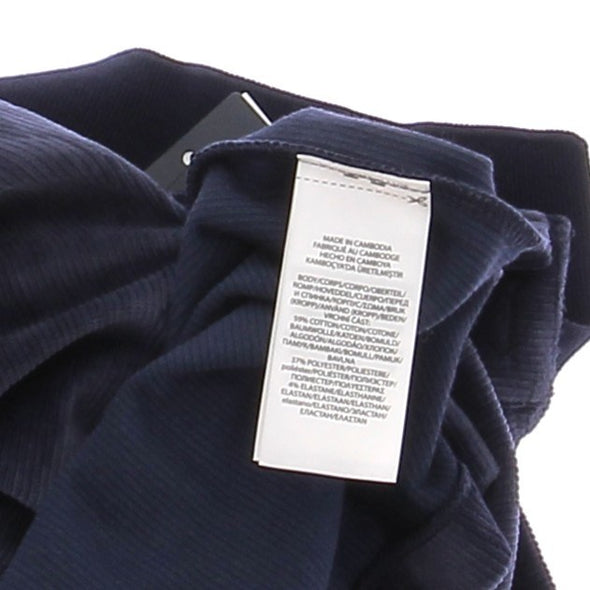 Polo marine en velours