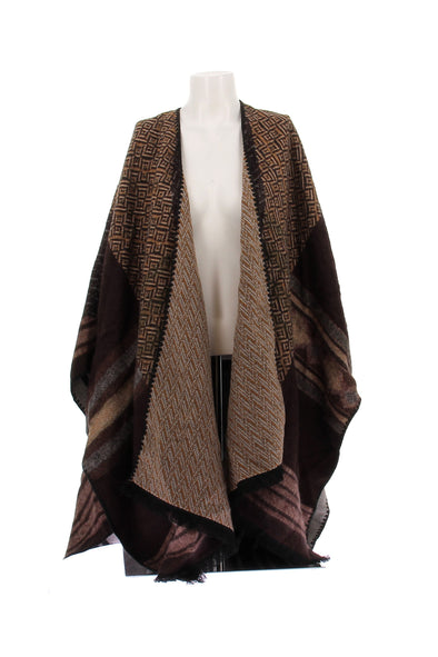 Poncho marron