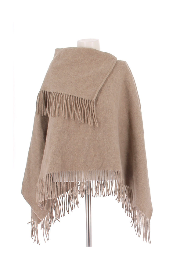 Poncho en laine "Turtma"