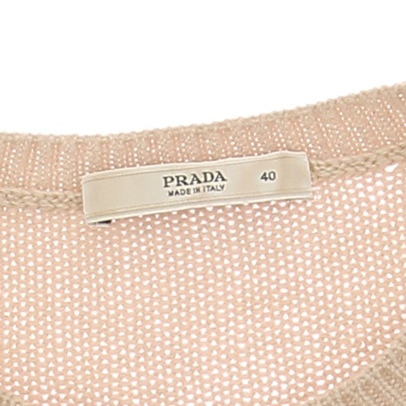 Pull en laine beige