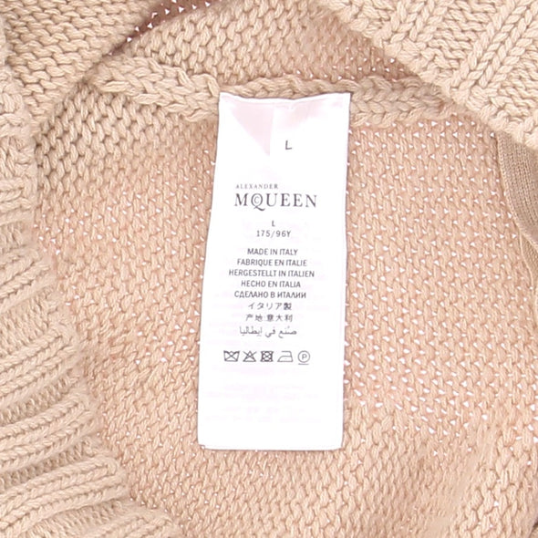 Pull en laine beige