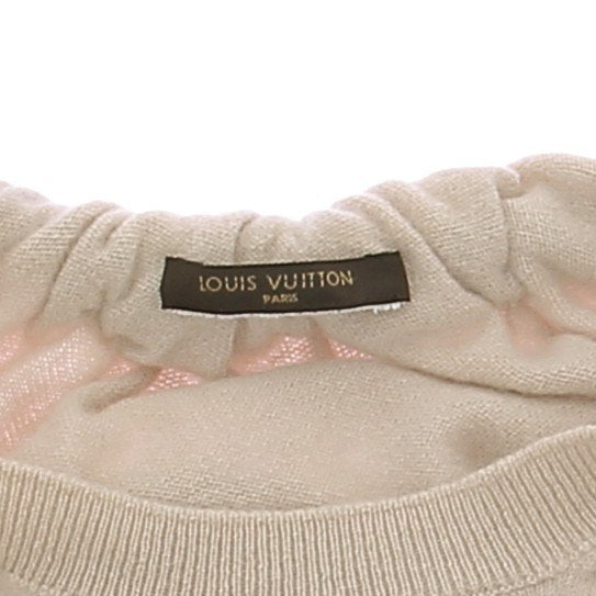 Pull beige en cachemire