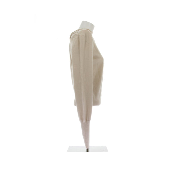 Pull beige en cachemire