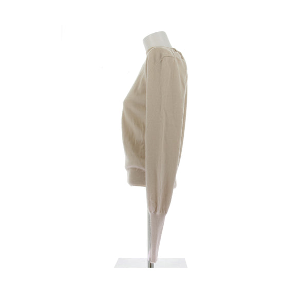 Pull beige en cachemire