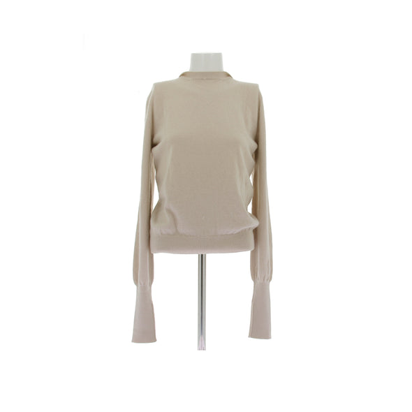 Pull beige en cachemire