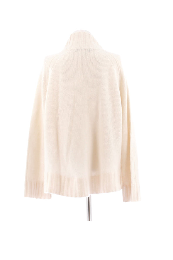 Pull en cachemire blanc