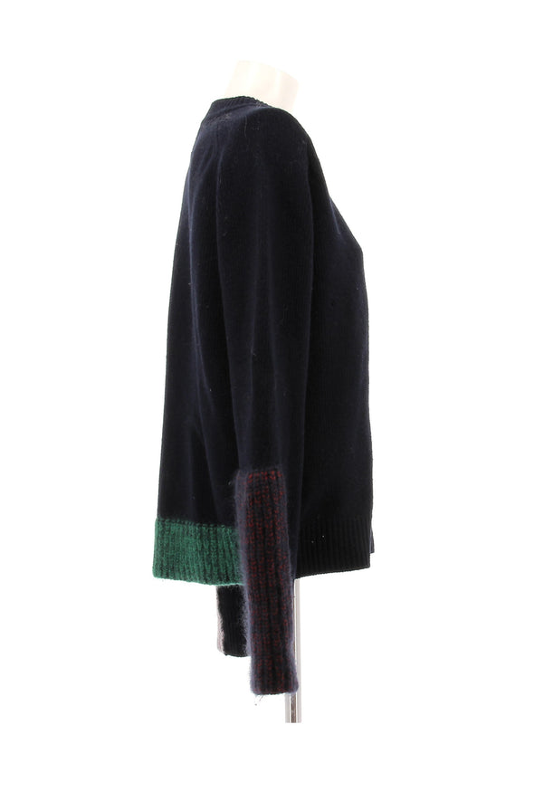 Pull en laine marine